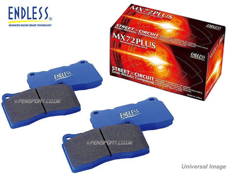 Brake Pads - Front - Endless MX72-PLUS - MR2 Mk2 Rev 2 & 3, Levin 20V Twin Piston