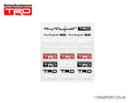 TRD Mini Sticker Set - 2