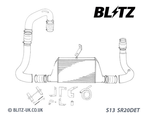 Blitz Standard Edition Intercooler - 23102 - 200SX S13 SR20 DET