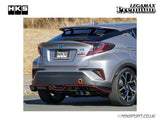 HKS Legamax Premium - Exhaust System - C-HR 1.8 Hybrid - installed