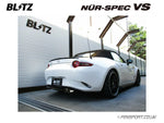 Blitz Nur Spec VS Exhaust System - 62139 -  Twin - MX5 1.5 ND5