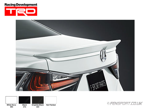 TRD Rear Spoiler - Graphite Black 223 - GS300h & GS450h