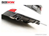 Seibon Carbon Fibre Rear Lip Spoiler - RF Style - Lexus IS200t, IS250, IS300h