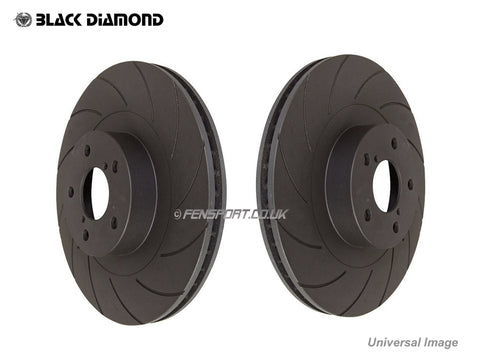 Brake Discs - Rear -  12 Groove  - 259mm - Lexus CT200h