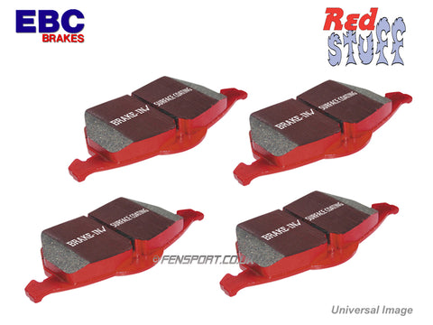 Brake Pads - Front - EBC Redstuff - GT4 ST165 & GT4 ST185 Twin Piston