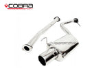 Cobra Exhaust System - Non Res - 4" Inverted Baffled - Polished Tails - Lexus IS200