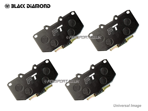 Brake Pads - Front - Black Diamond Predator - Lexus RX300 03> - RX 350 06> RX400H 06>