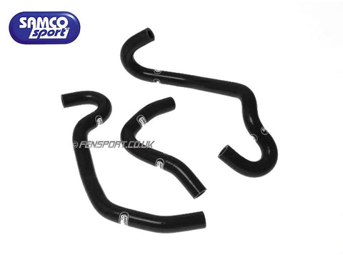 Black Samco Heater Hose Set for Corolla AE86