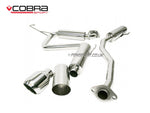 Cobra Exhaust System - 4.5" Inverted Slashcut - Polished Tail - Celica VVTi 140, ZZT230